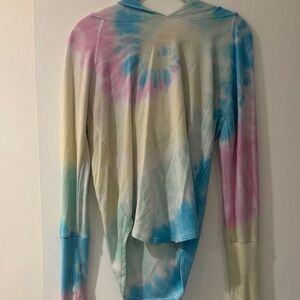 Tie-Dye Long Sleeve Hoodie
